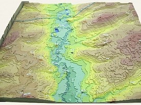 Гипсометрическая карта